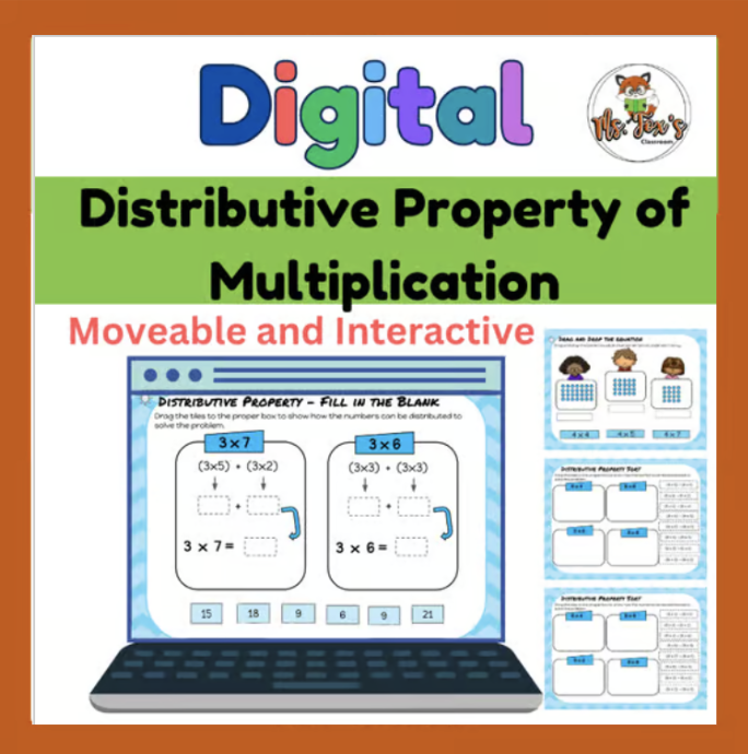 Digital Distributive Property of Multiplication Resource